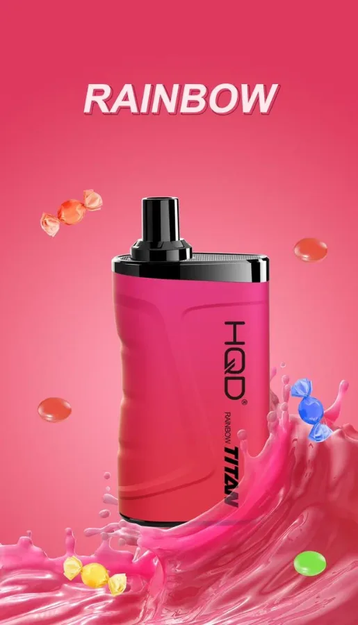HQD Titan Rainbow 7000 Puffs, disposable vape