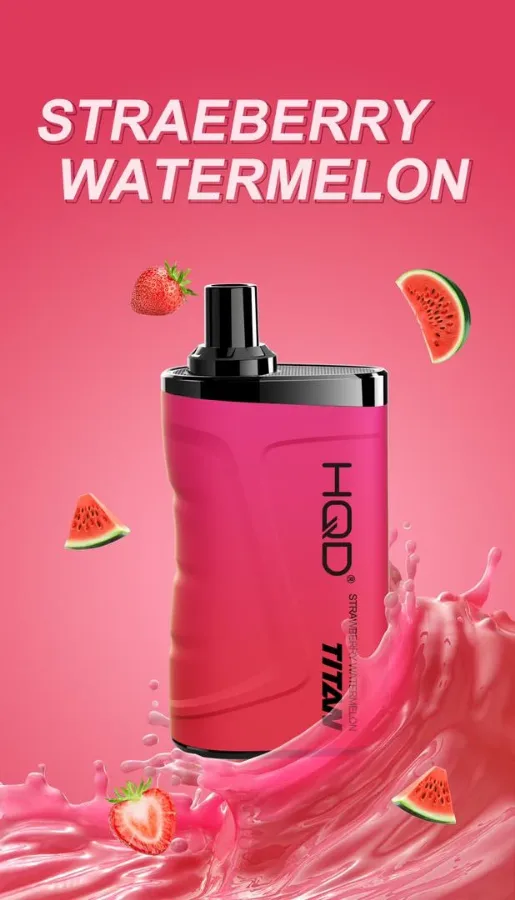 HQD Titan Strawberry Watermelon 7000 Puffs, disposable vape