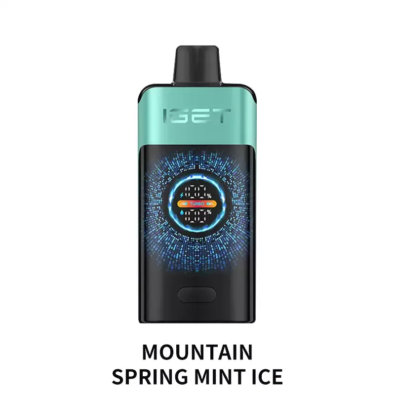 Mountain Spring Mint Ice IGET One 12000 Puffs, disposable vape