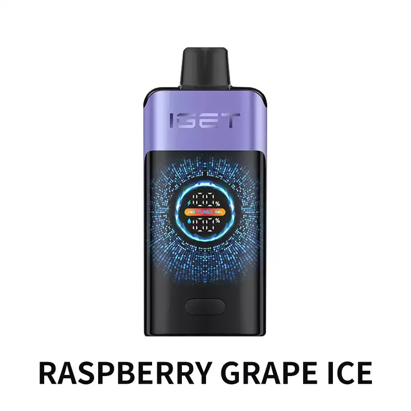 Raspberry Grape Ice IGET One 12000 Puffs, disposable vape