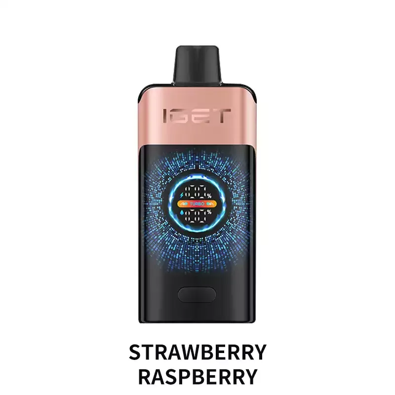 Strawberry Raspberry IGET One 12000 Puffs, disposable vape