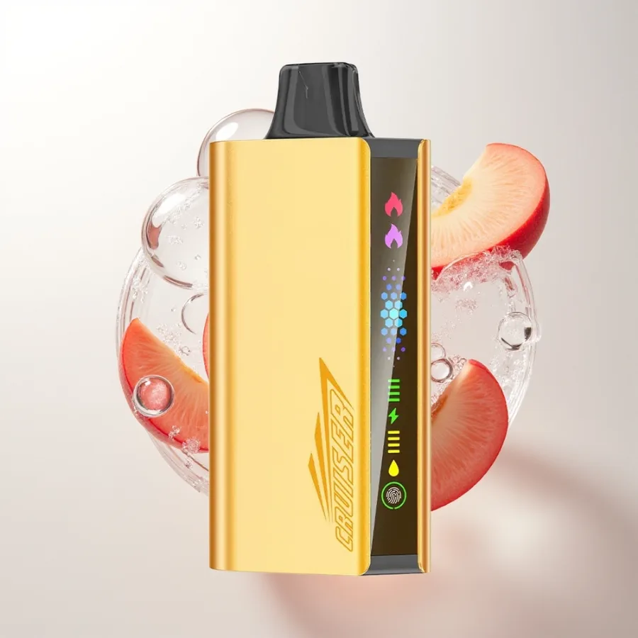 JNR Cruiser 12000 Puffs Animation Screen Peach Ice, disposable vape
