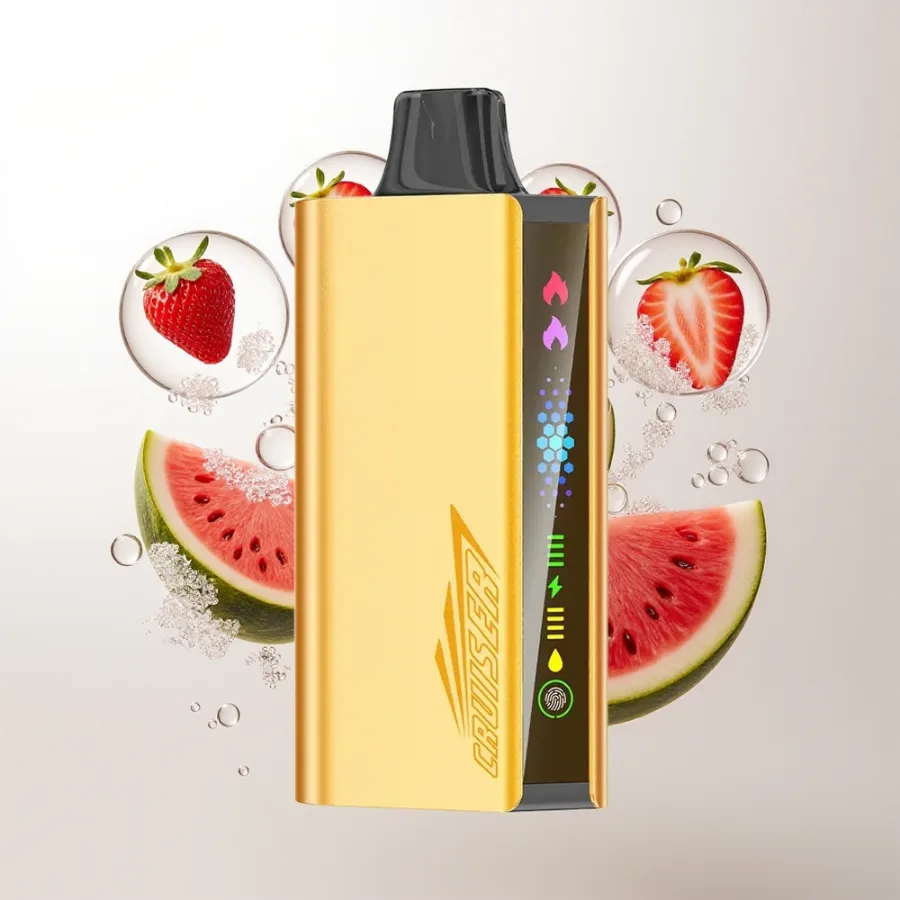 JNR Cruiser 12000 Puffs Built-in Battery Animation Screen Strawberry Coconut Watermelon, disposable vape