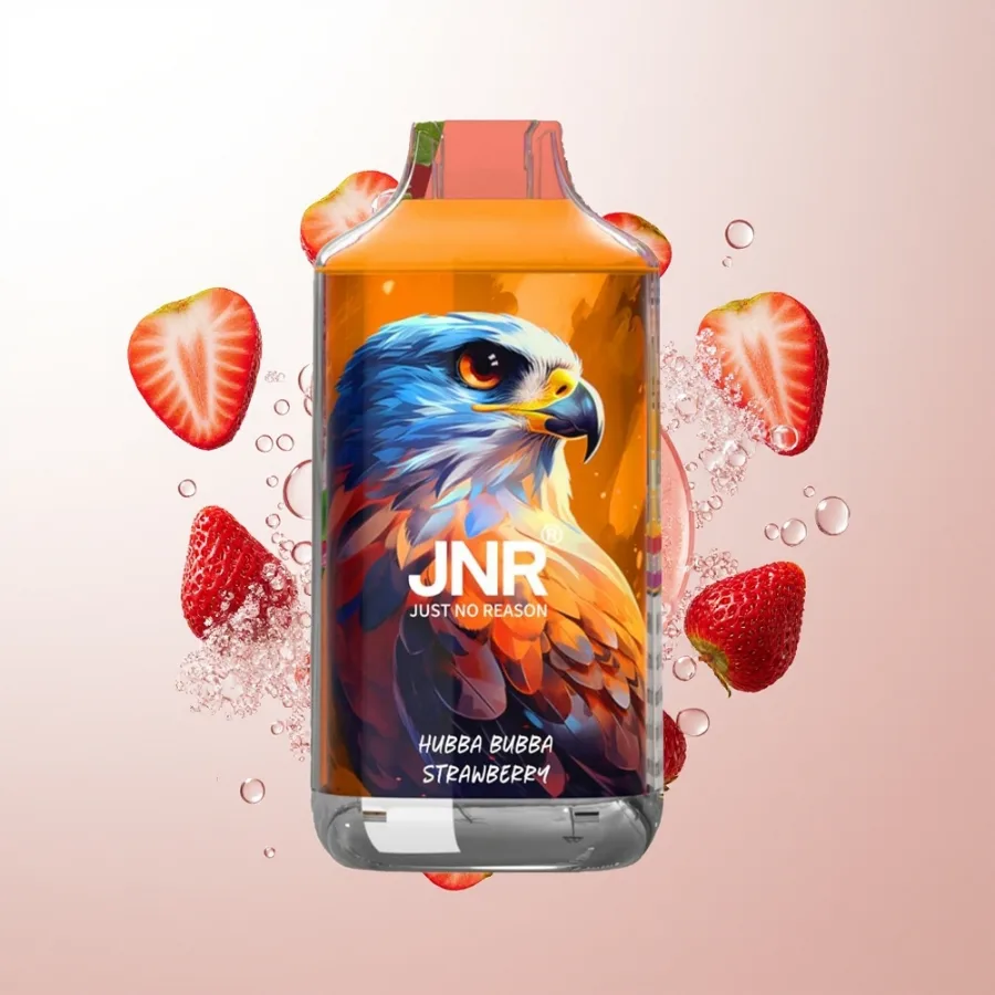 JNR Falcon 16000 Puffs 850mah Hubba Bubba Strawberry, disposable vape