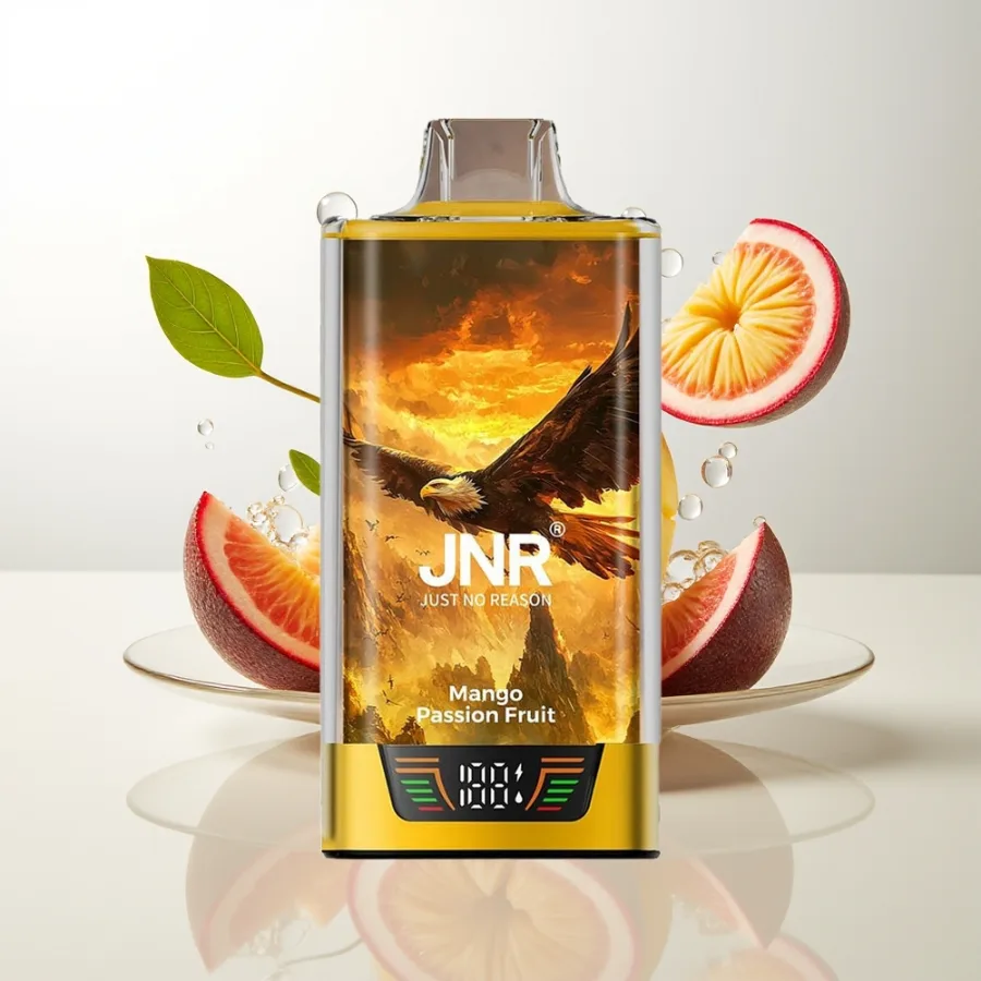 JNR Falcon Pro 28000 30ml Dual Mesh Mango Passion Fruit, disposable vape