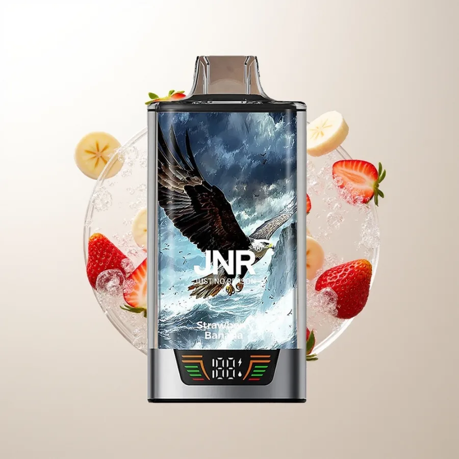 JNR Falcon Pro 28000 30ml Dual Mesh Strawberry Banana, disposable vape