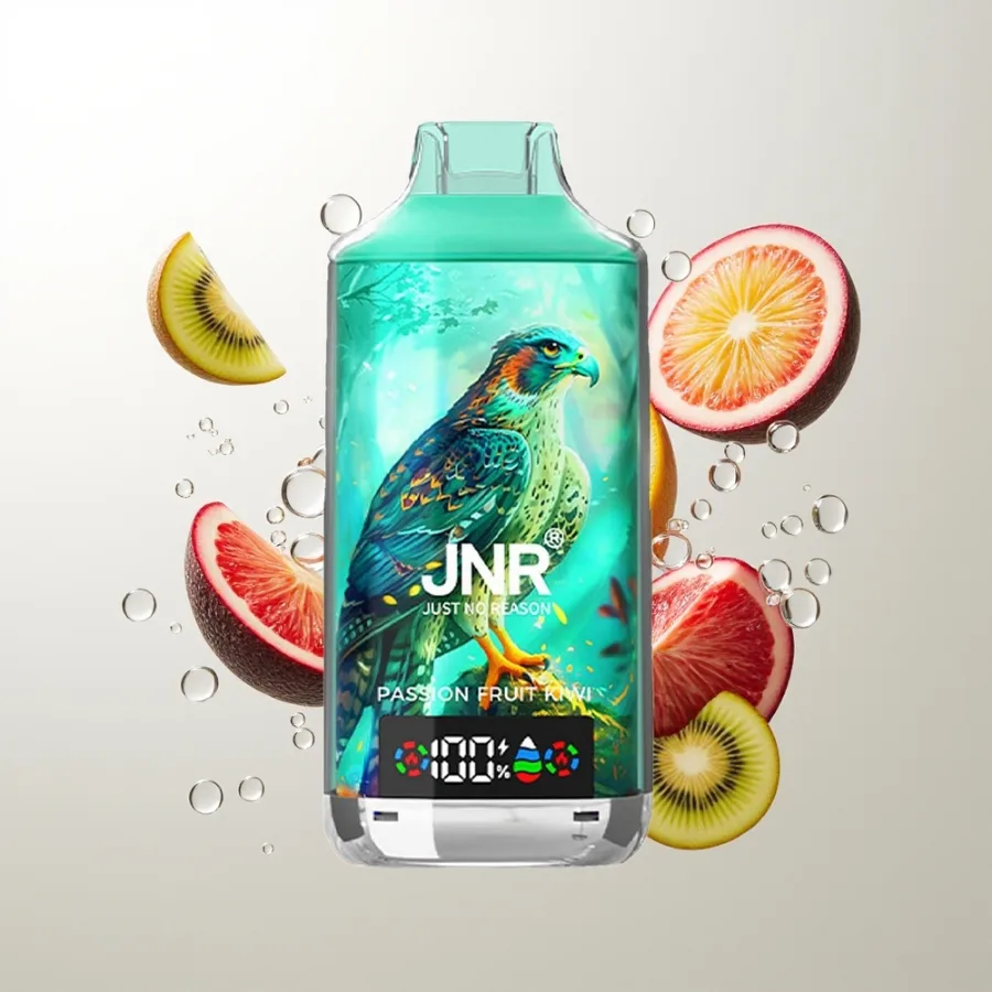 JNR Falcon X 18000 Puffs Dual Mesh Passion Fruit Kiwi, disposable vape