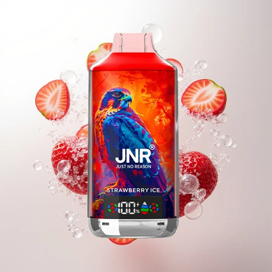 JNR Falcon X 18000 Puffs Dual Mesh Strawberry Ice, disposable vape