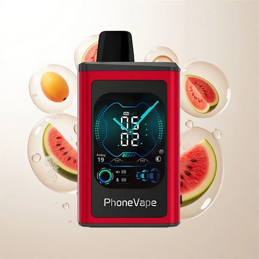 JNR Phonevape 30000 Puffs Peach Mango Watermelon, disposable vape