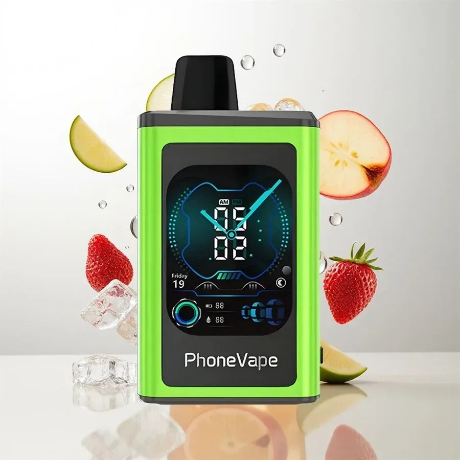 JNR Phonevape 30000 Puffs Sour Apple Ice, disposable vape