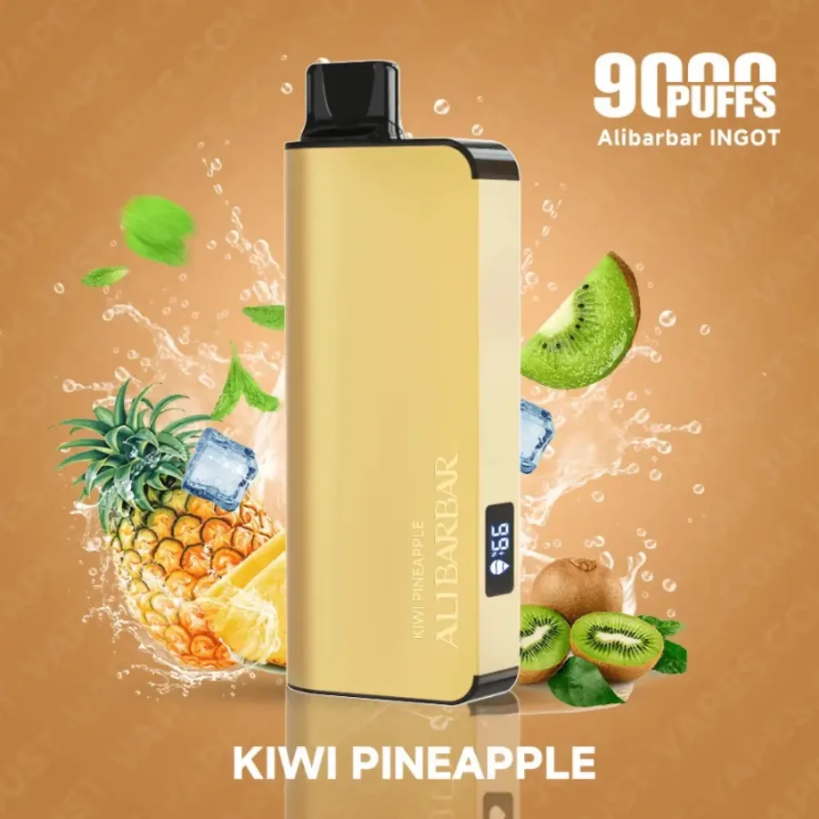 Kiwi Pineapple Alibarbar Ingot 9000 Vape, disposable vape