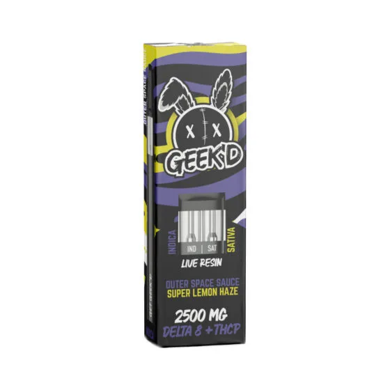 Live Resin Delta 8 THC Vape Pen with THC-P – Sour Tangie & Papaya Rosin – 2.5g – Geek’d, THC vape pen