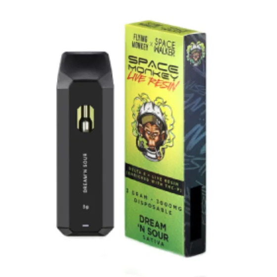 Live Resin Delta 8 THC Vape Pen with Thcp – Northern Lights – Indica 3g – Flying Monkey X Space Walker, THC vape pen
