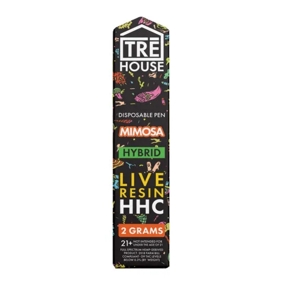 Live Resin HHC Vape Pen – Mimosa – 2g Hybrid – Trē House, THC vape pen
