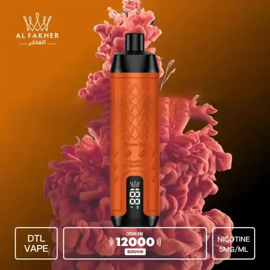 Mango Pineapple Al Fakher Crown Bar, disposable vape