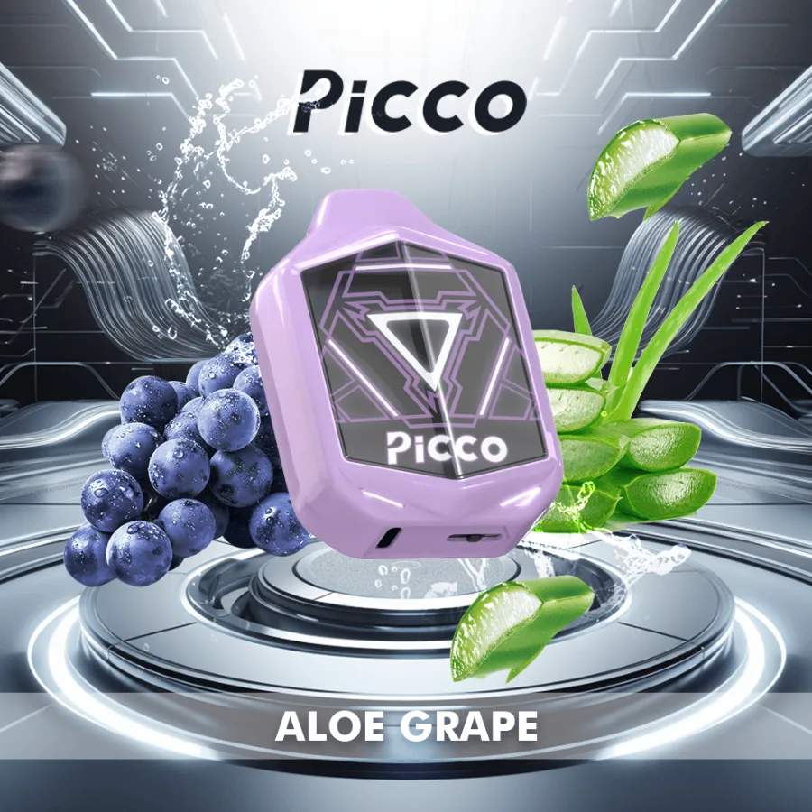 Picco Voom 7000 Puffs – Aloe Grape, disposable vape