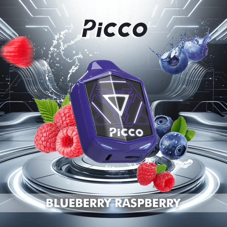 Picco Voom 7000 Puffs – Blueberry Raspberry, disposable vape