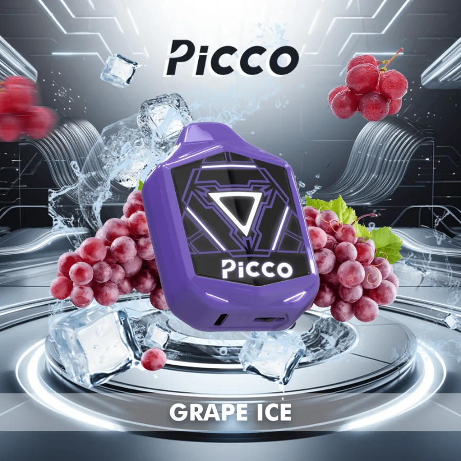 Picco Voom 7000 Puffs – Grape Ice, disposable vape
