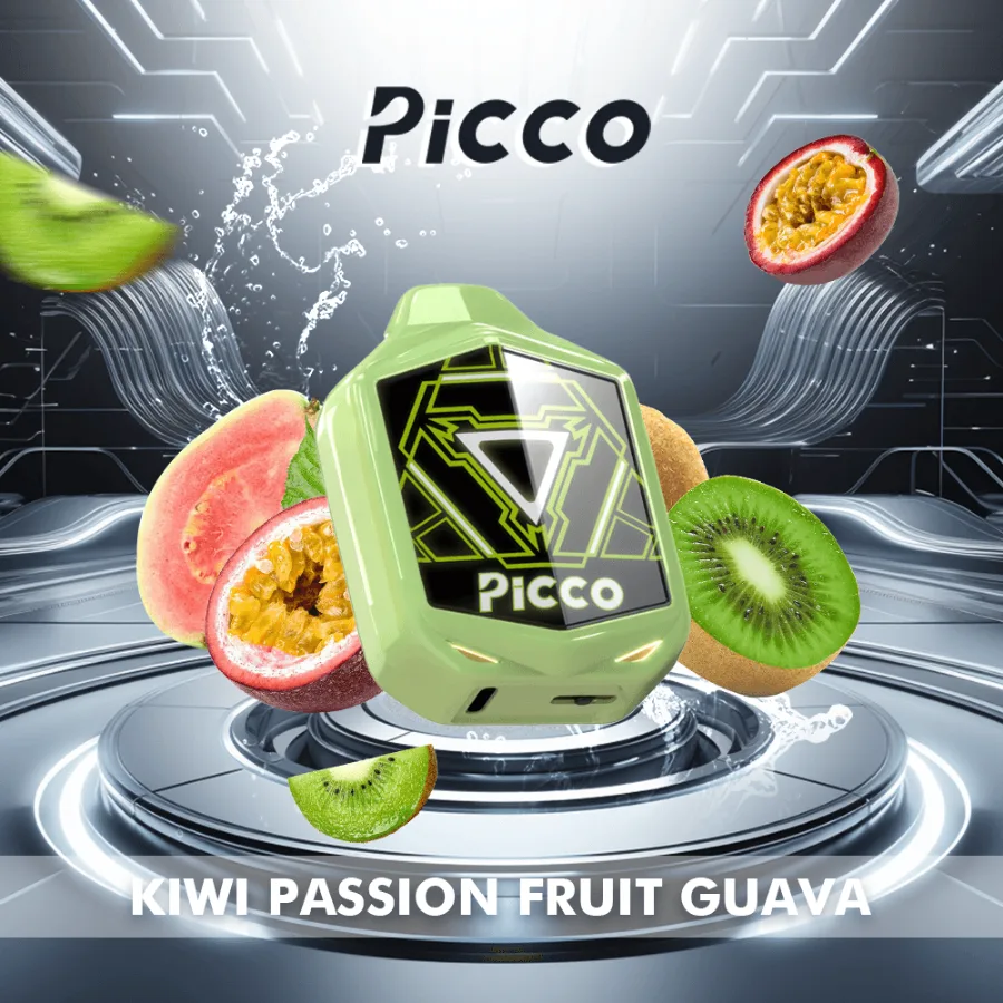 Picco Voom 7000 Puffs – Kiwi Passion Fruit Guava, disposable vape