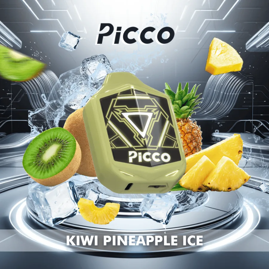 Picco Voom 7000 Puffs – Kiwi Pineapple Ice, disposable vape