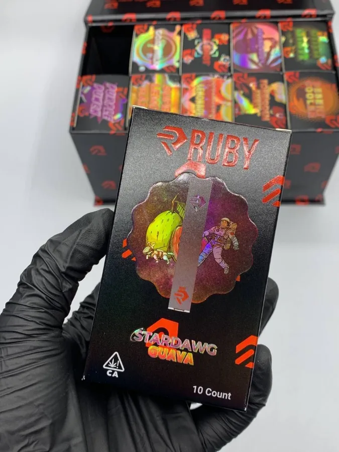 Ruby Disposables, THC vape cartridge