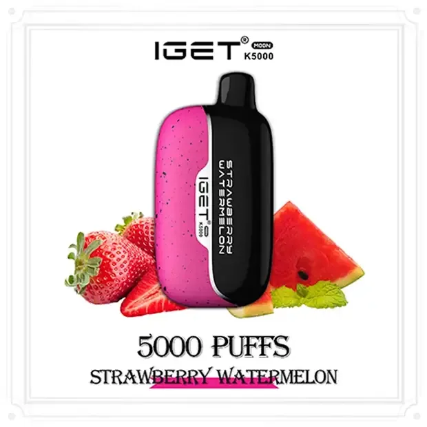 Strawberry Watermelon – IGET Moon 5000 Puffs, disposable vape