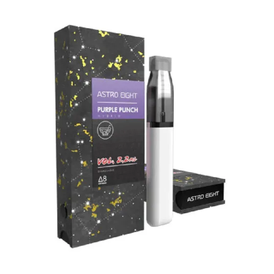 Weed Pen – D8 Disposable Vape Pen – Purple Punch – 2.2ml by Astro Eight, THC vape pen